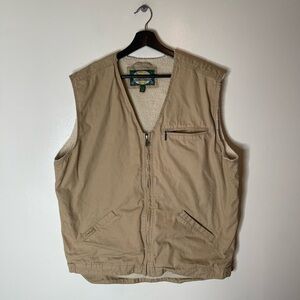 Cabelas Sherpa lined vest Mens size xl